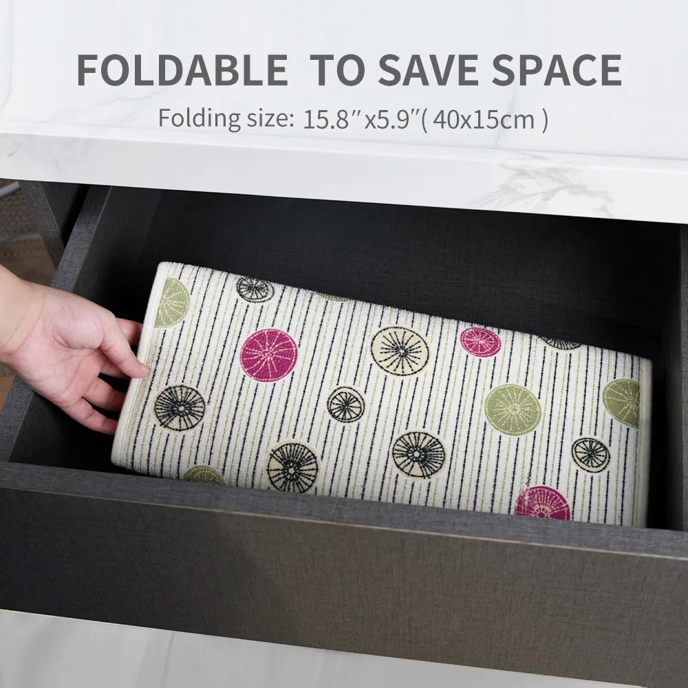 Складной коврик для сушки посуды Premium, белый