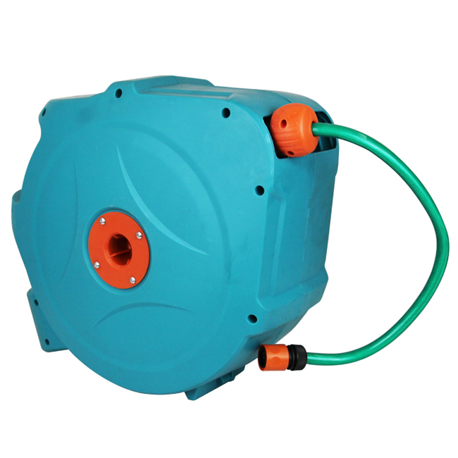 Seesa Auto Rewind Elastic Flexible Garden Water Hose Reel Pipe Set