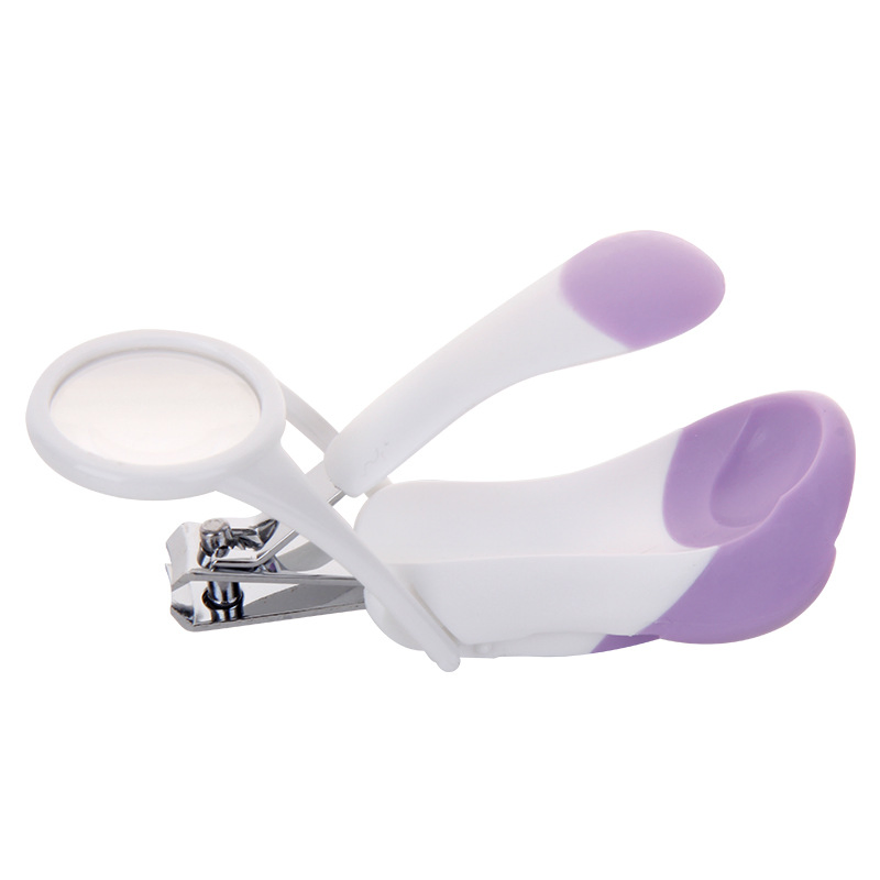 Premium Precision Nail Scissors with Built-in Magnifier for Easy Clipping