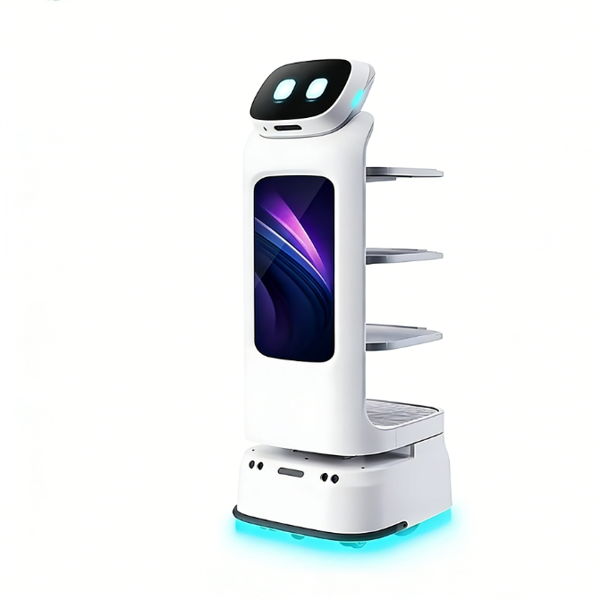 Commercial Restaurant Hotel Intelligent Food Catering Delivery Robot