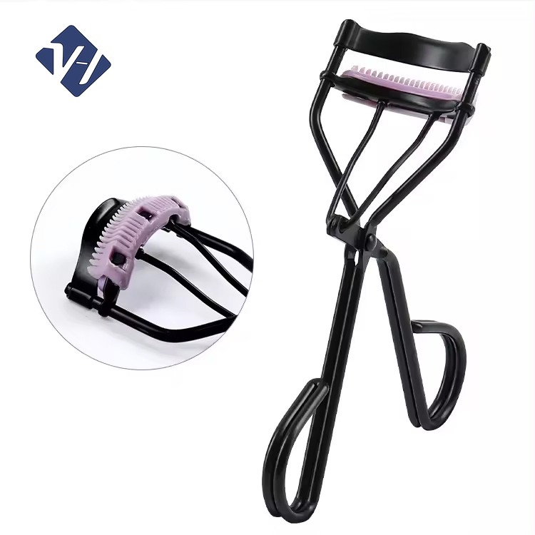 Custom Logo Eyelash Curler Comb Brush Stainless Steel Woman Eyelash Extension Tools