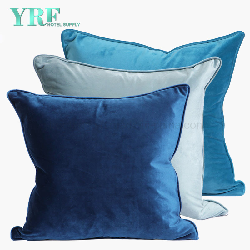 Home Textile Fashionable Pure Color Velvet Soft Decorative Cushion Covers