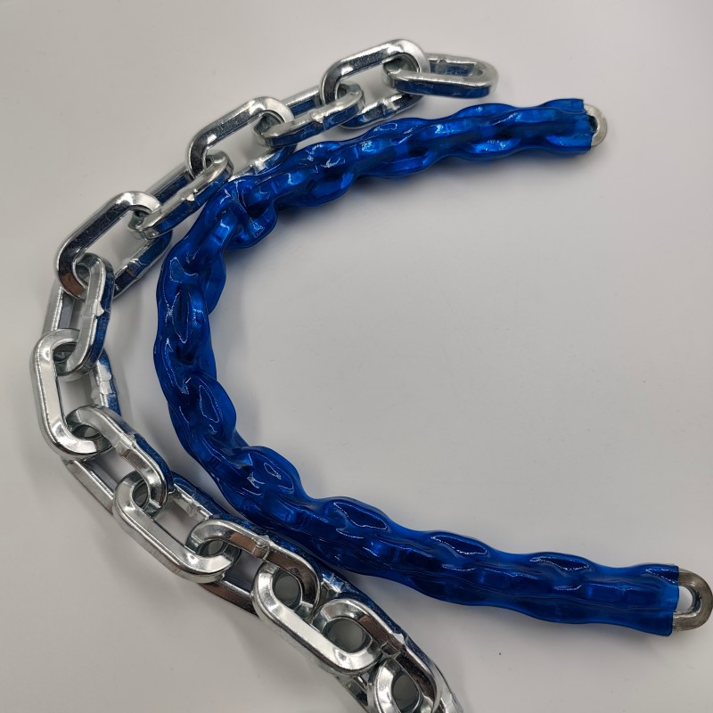 Blue PVC Covered High Resistance Security Lock Chain