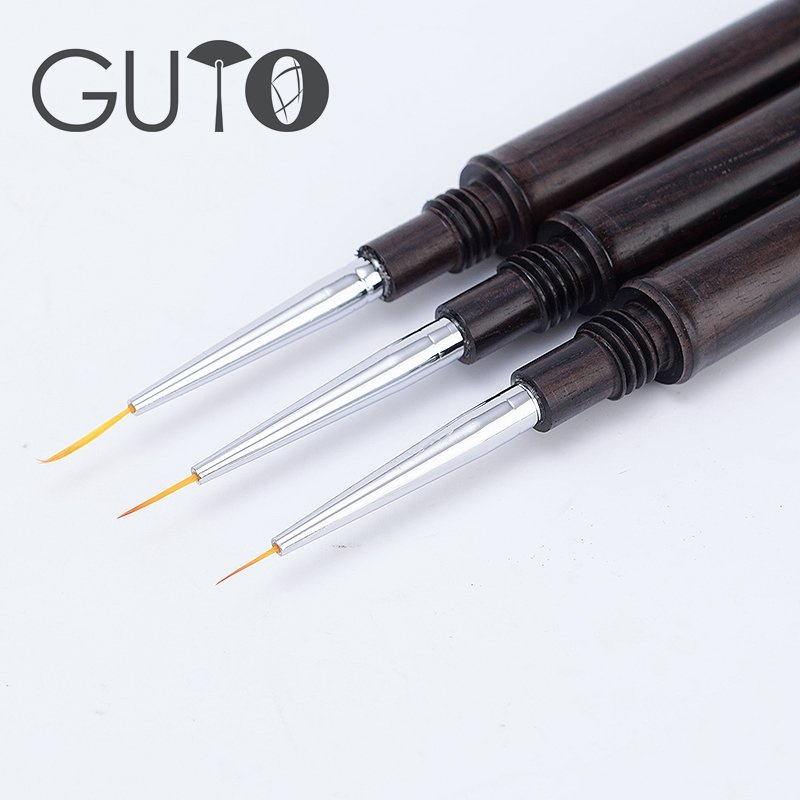 Guyo Black Plastic Handle Nylon Liner Brush Customizable Logo