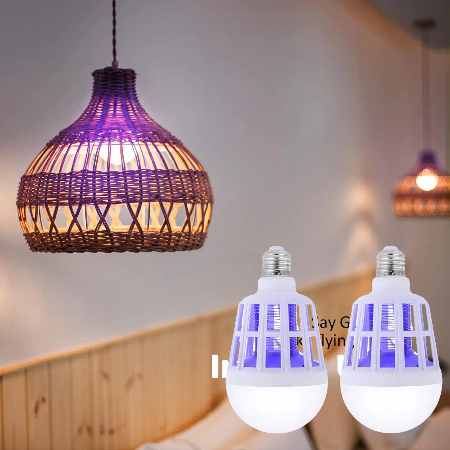 2 in 1 15W LED Bulb Mosquito Killer Nightlight