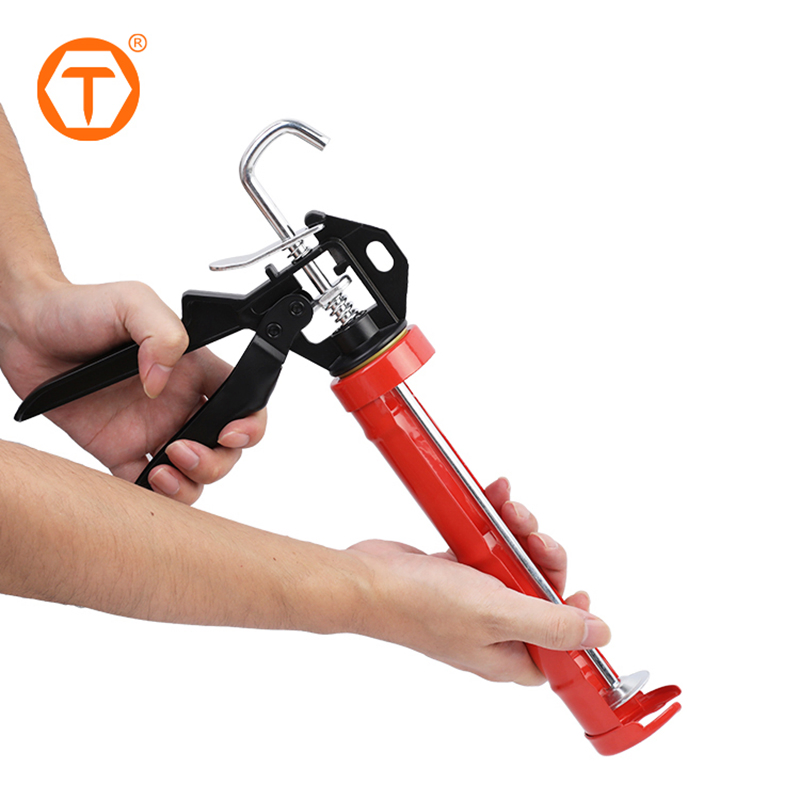 9inch 360 Rotatable Iron Skeleton Rotating Caulking Gun for Construction