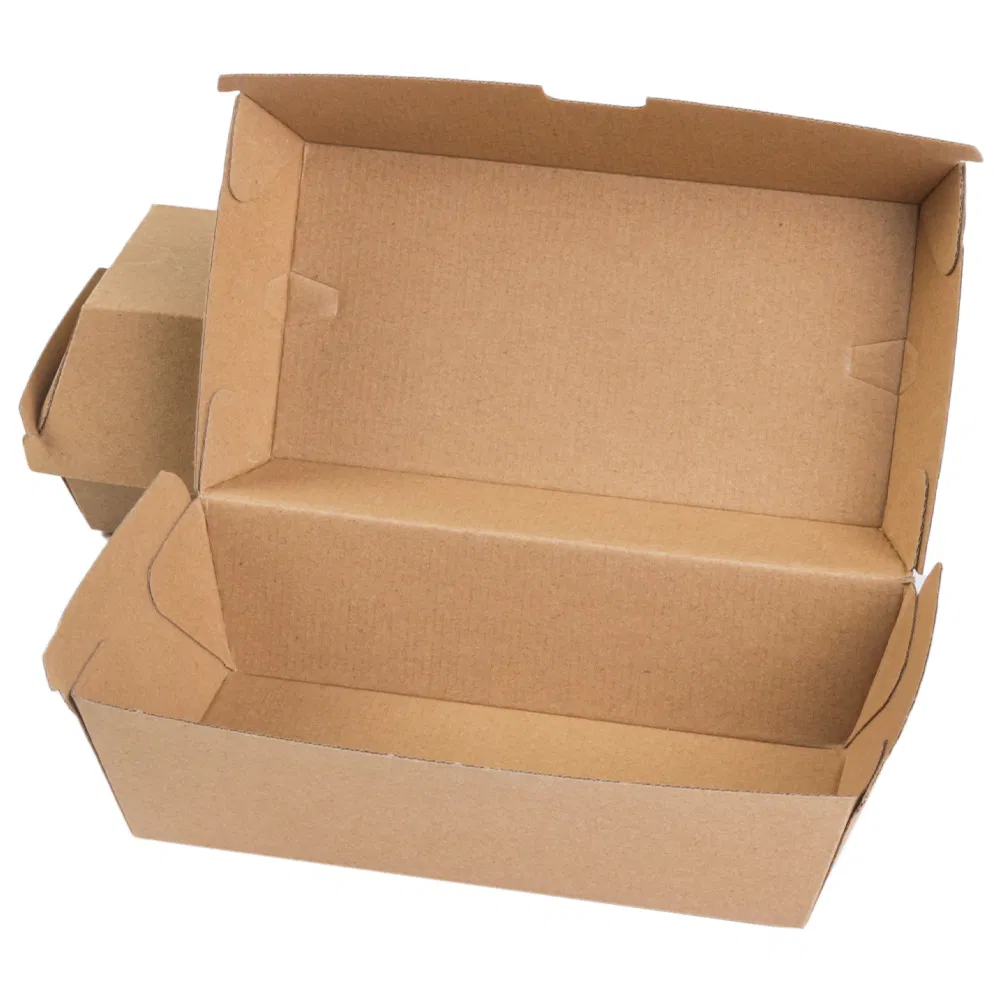 Custom Burger Chocolate Take Away Foods Paper Box Fast Takeaway Food Packaging
