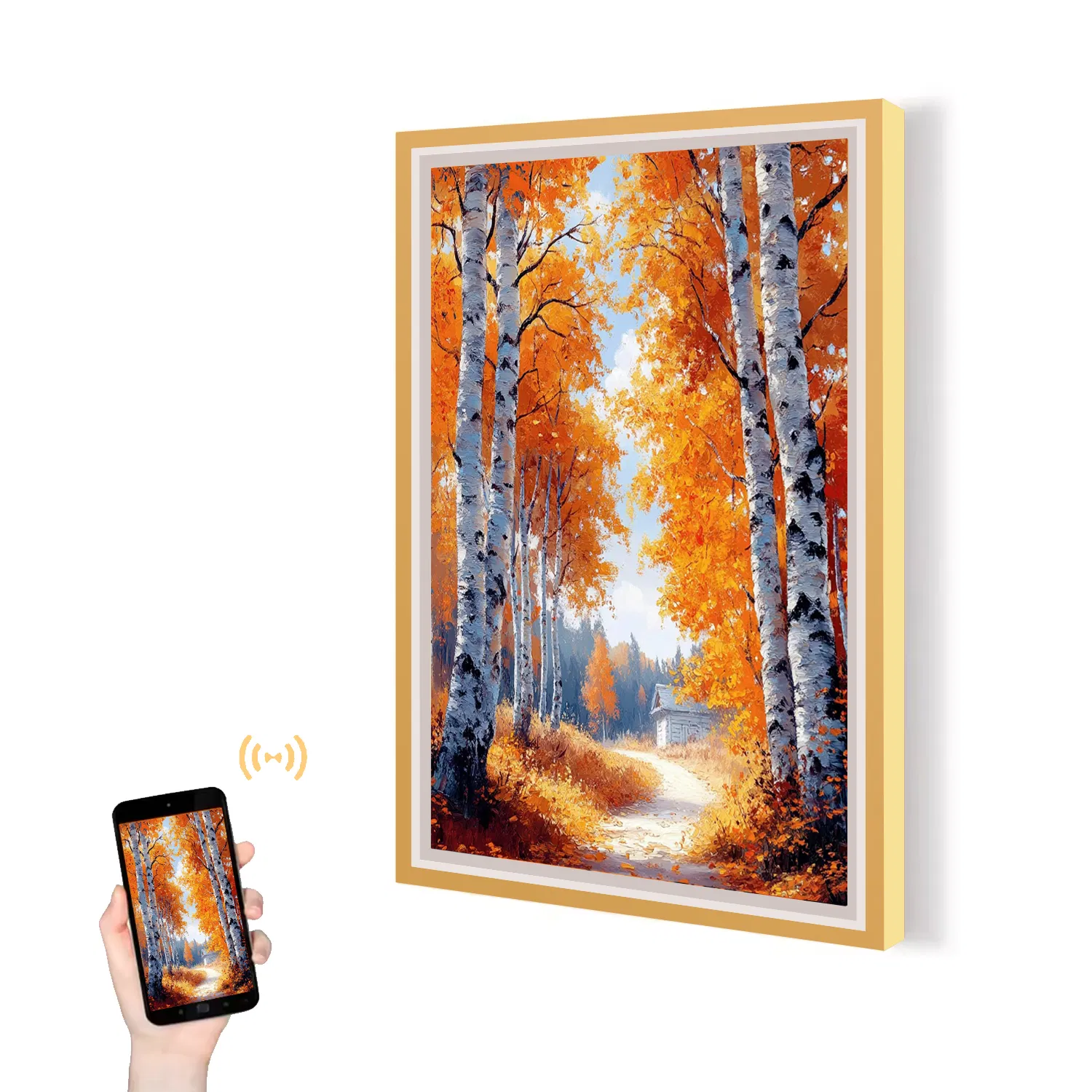 Ultra-Thin Digital Signage Frame with Android OS for Art