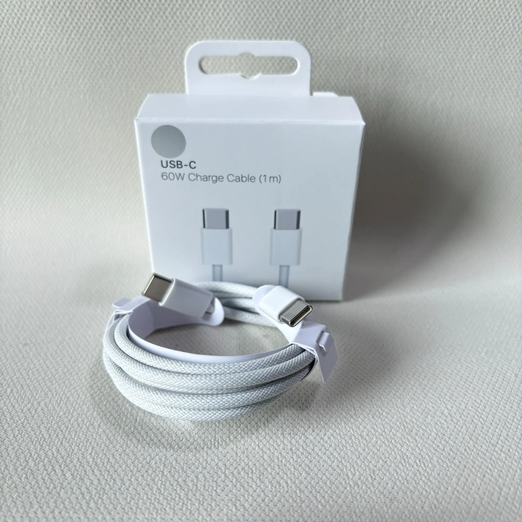 Кабель USB-C — Lightning 60W, 1м, оригинальный