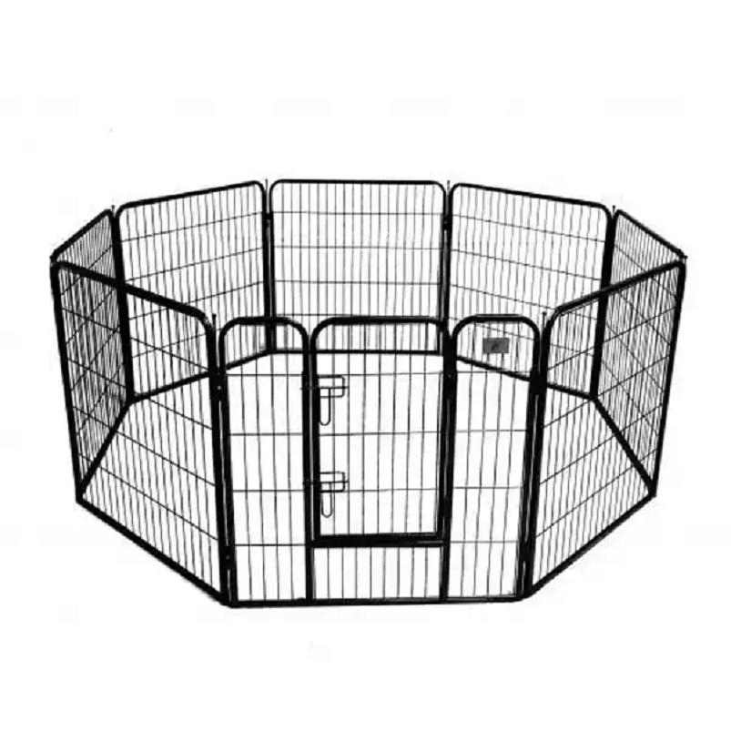 Heavy Duty Portable Folding Metal Pet Dog Exercise Fence Playpen with Locks