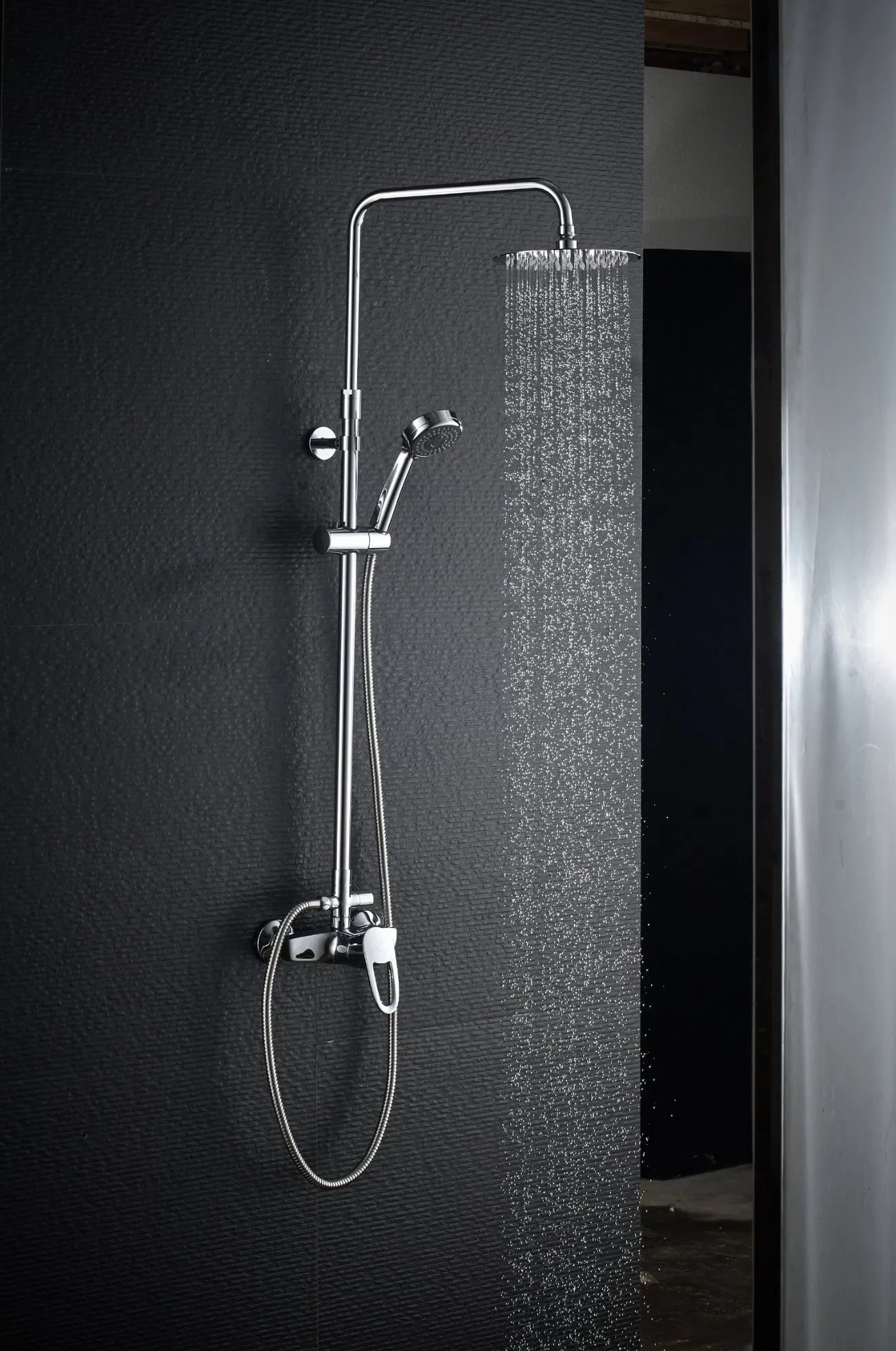 Customizable Brass Single Handle Shower System Gold Finish CE Certification Modern Bathroom Shower Faucet