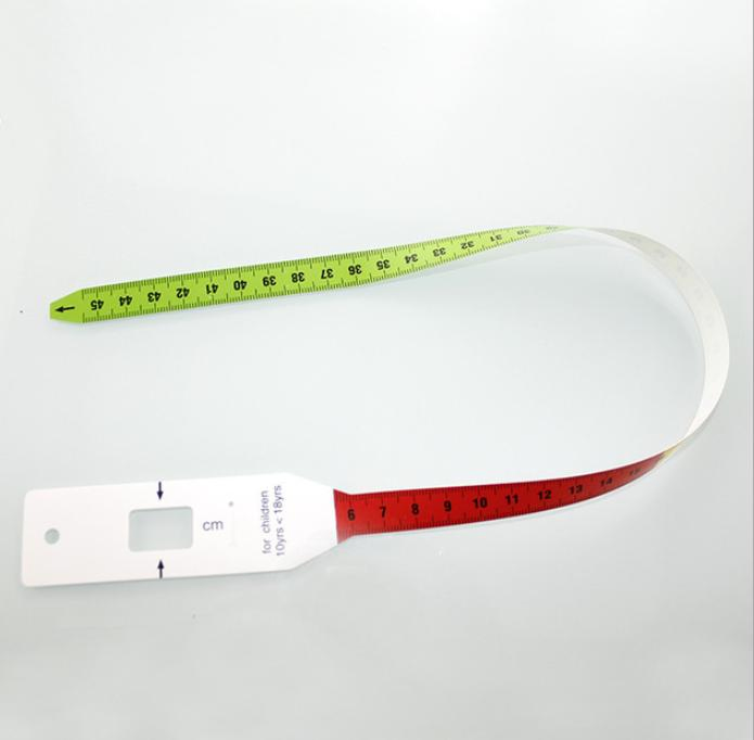 PP Plastic Water Proof Baby Head Circumference Muac Measuring Tape with 26cm