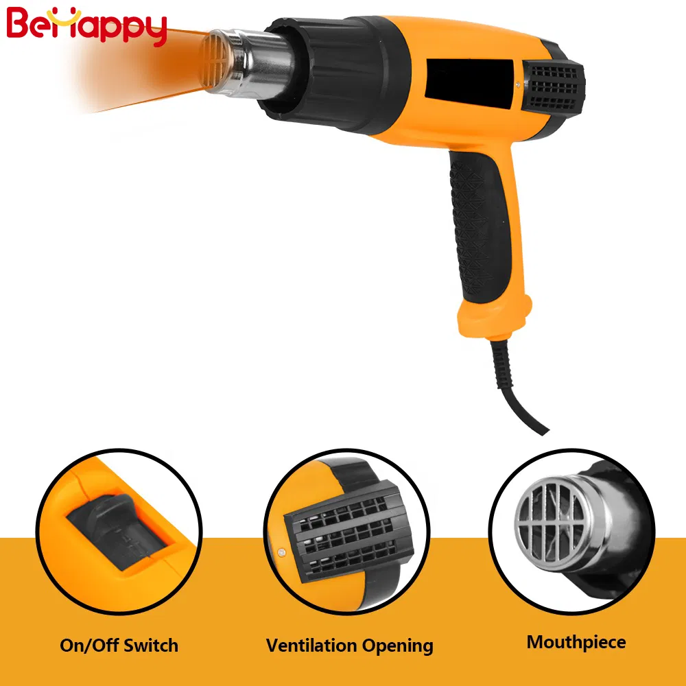 Behappy New Arrival Adjustable Latest Design Lithium Battery Heat Gun