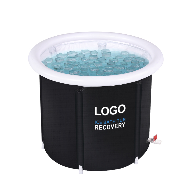 Training Cold Plunge Tub for Athletes with Cover Inflatable Portable Ice Bath