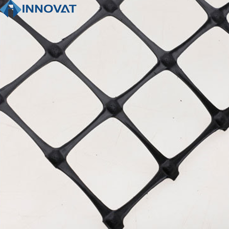 Biaxial Geogrid Geosynthetic Material Plastic Mesh Strengthening Soft Ground of Highway