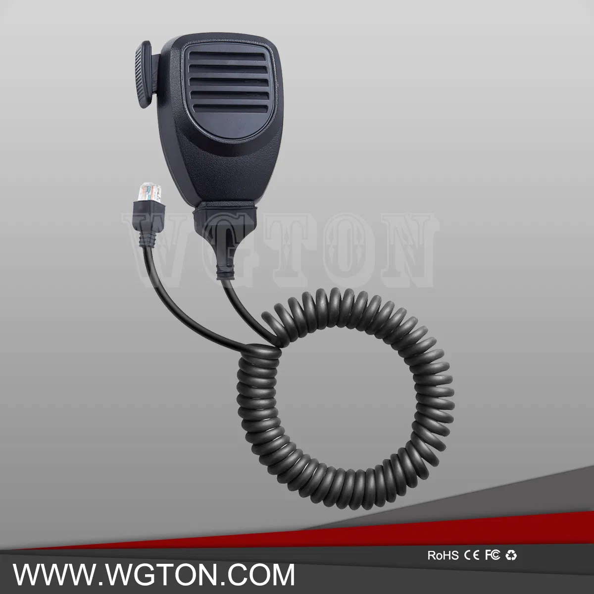 8 Pin RJ45 Plug Shoulder Remote Speaker Mic Microphone with Ptt for Kenwood Radio Tk-768g Tk-868g Kmc-30