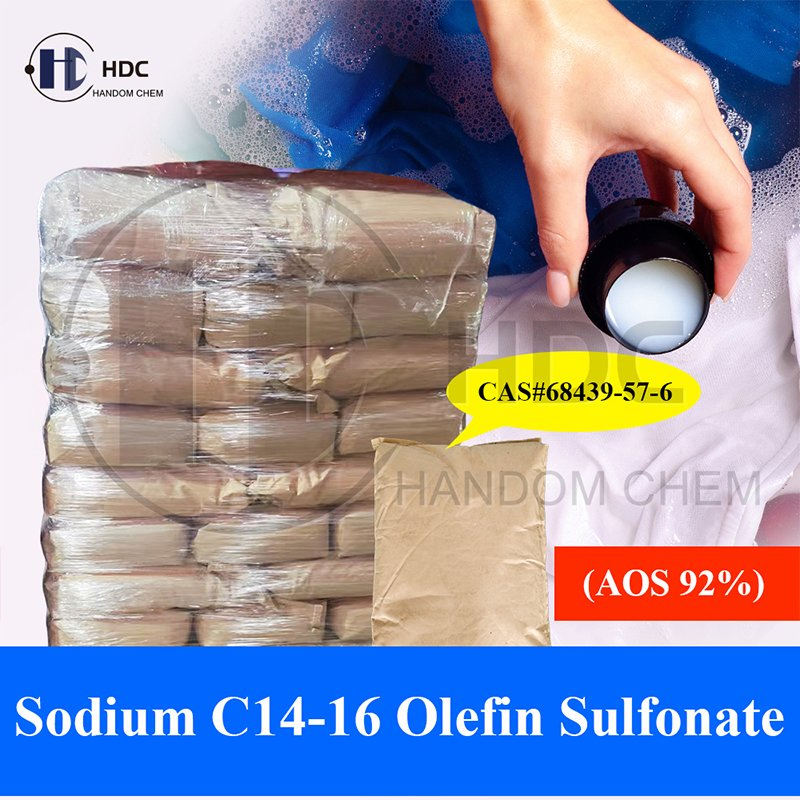 China Professional Aos 92% Manufacturer Sales Sodium C14-16 Olefin Sulfonate for Industrial Applications