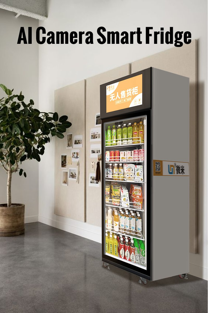 Weimi Smart AI Vending Machine - Environmental-Friendly, Self-Developed Algorithm, R290 Refrigerant for Food & Beverage