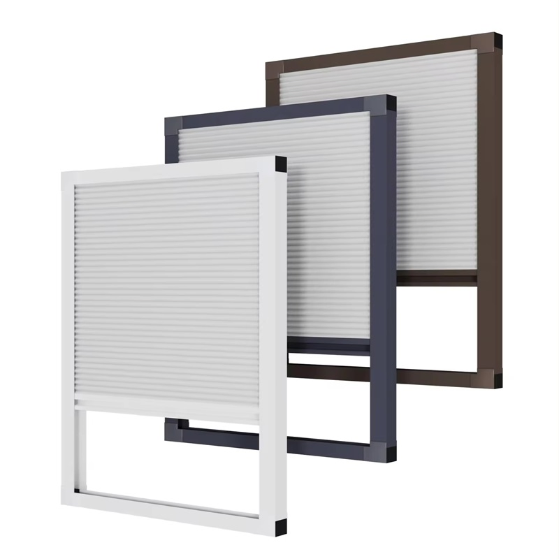 Motorized Honeycomb Blinds Electric Blackout Shades Fabric Roof Skylight Curtains