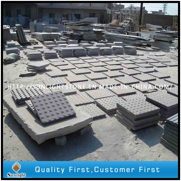 Cheap Price G603 Sesame White Flamed Granite Paving Stone for Landscape