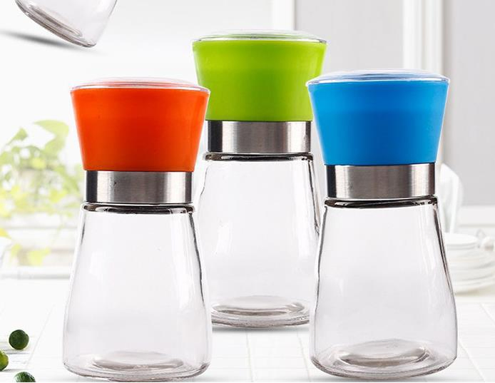 Lead Free Kitchenware Glass Salt and Pepper Shaker