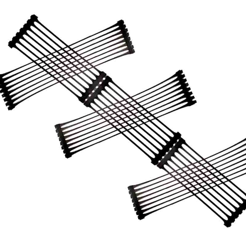 Customized High Tense Strength High Friction Coefficient 160kN/M HDPE Uni-Direction Uniaxial Plastic Geogrid for Water Resources Engineering