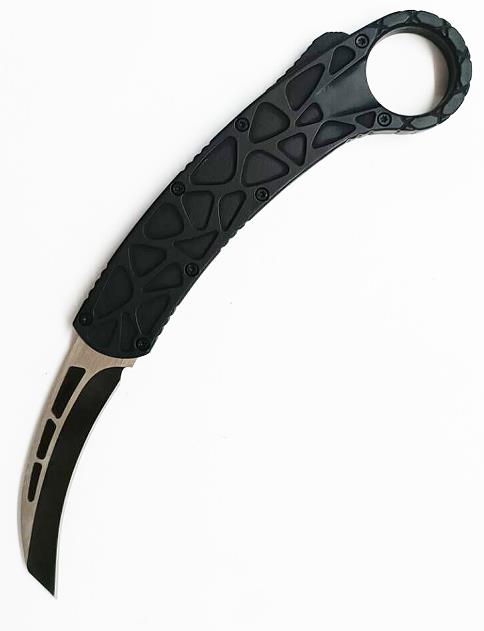 8.65 " Fixed Blade Self-Defense Karambit Slinding Auto-Otf Automatic Tactical Knife