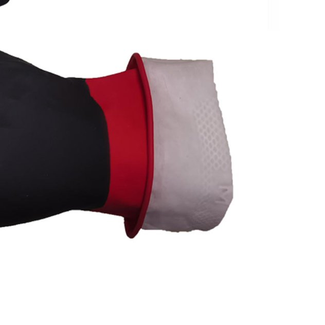 Two-Color Household Latex Labor Protection Waterproof Gloves