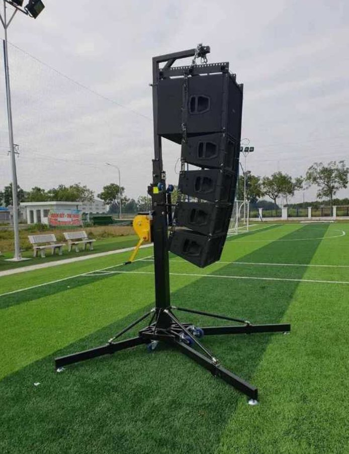 Heavy Duty Foldable Crank Stand Truss Lift Tower for Hanging Lighting