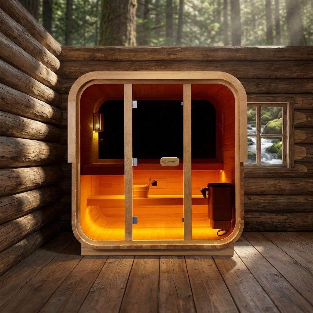 Традиционная сауна на 5-6 человек SR1C002 с печью 6кВт