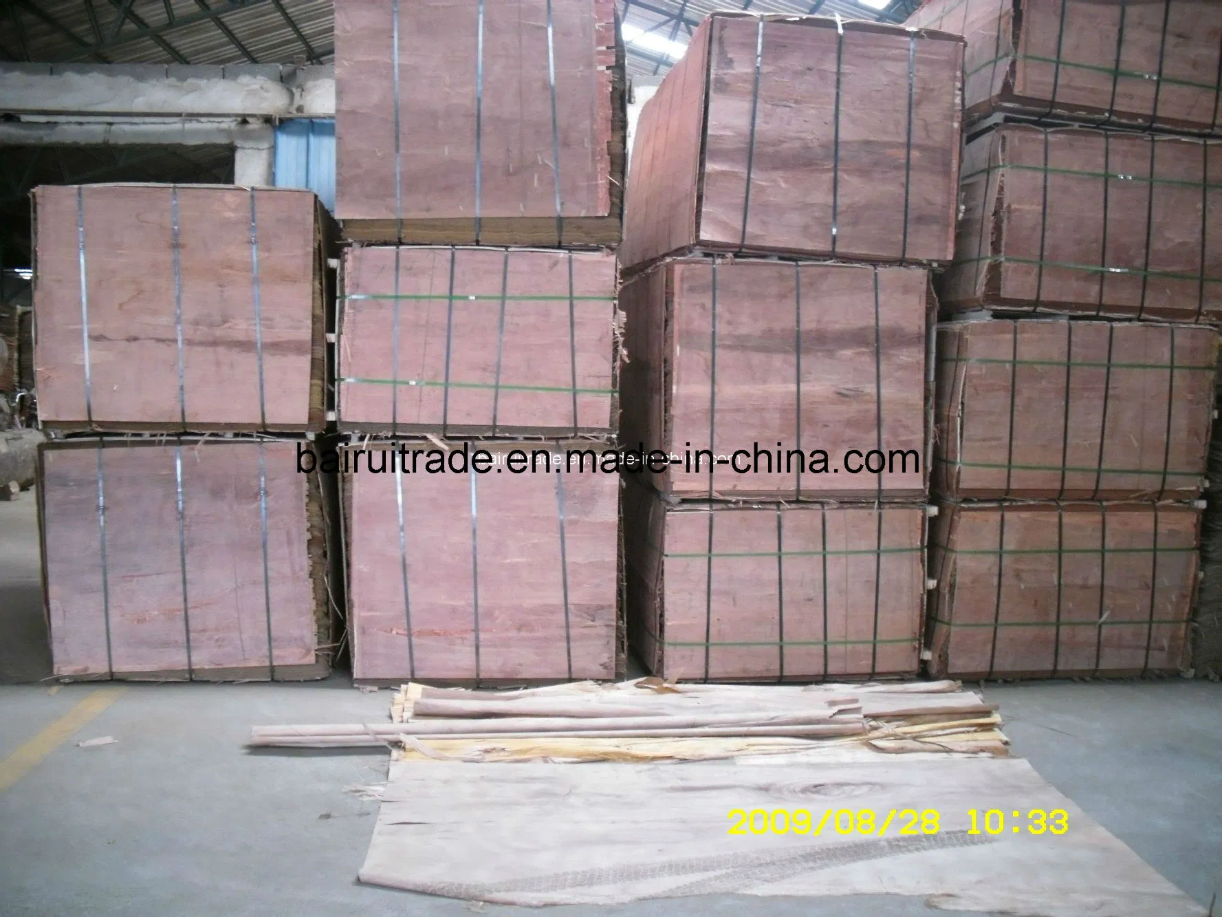 0.3mm Rotary Cut Wood Veneer for Making Plywood