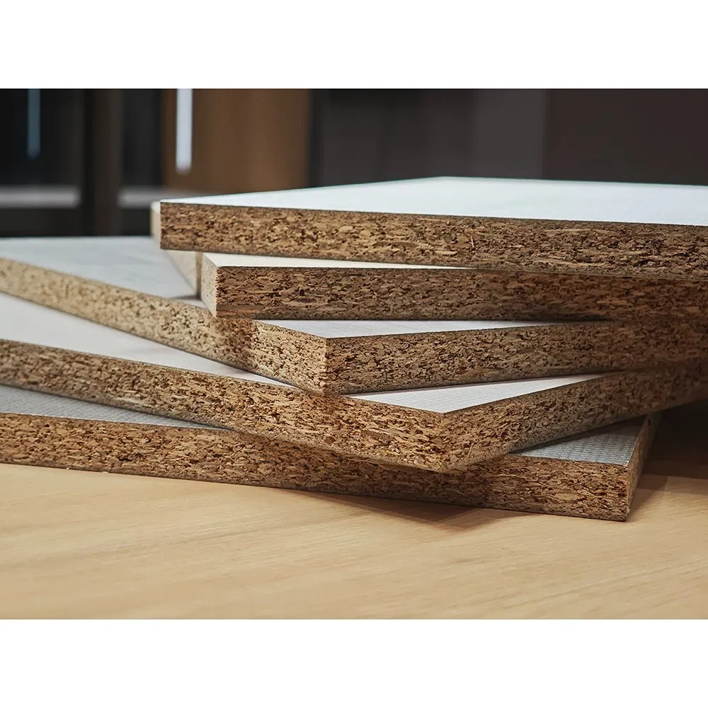 Senbo 1220*2440mm Rough Finished Melamine Particle Board for Cabinet Making
