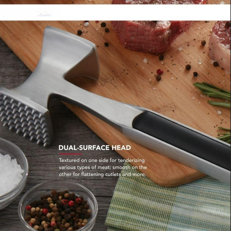 Durable Easy Metal Hand Wash Pounding Meats Nuts Shellfish Gourmet Meat Tenderizer