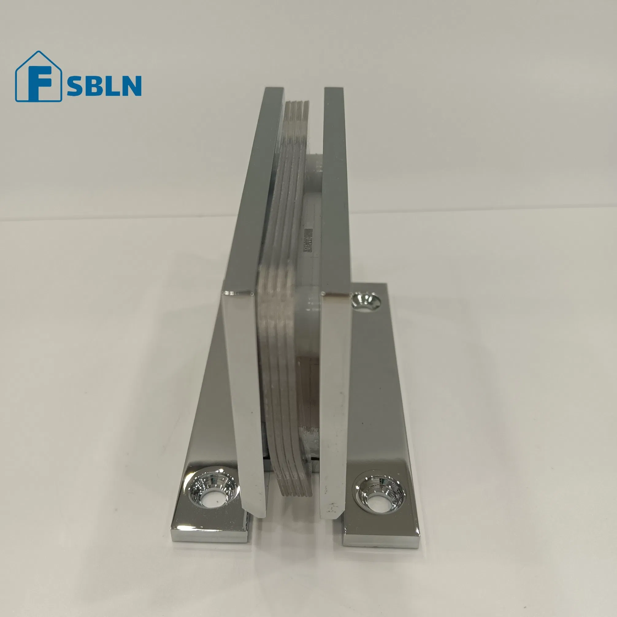 Sturdy Square Corner Shower Hinge with Full Back Panel