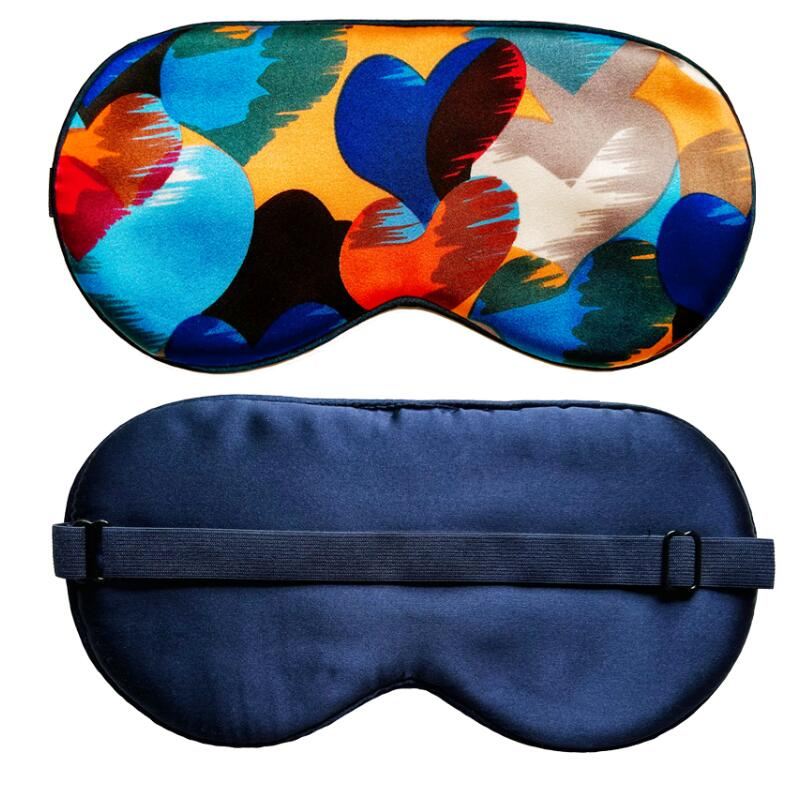 Digital Printing Adjustable Slip Silk Eye Mask