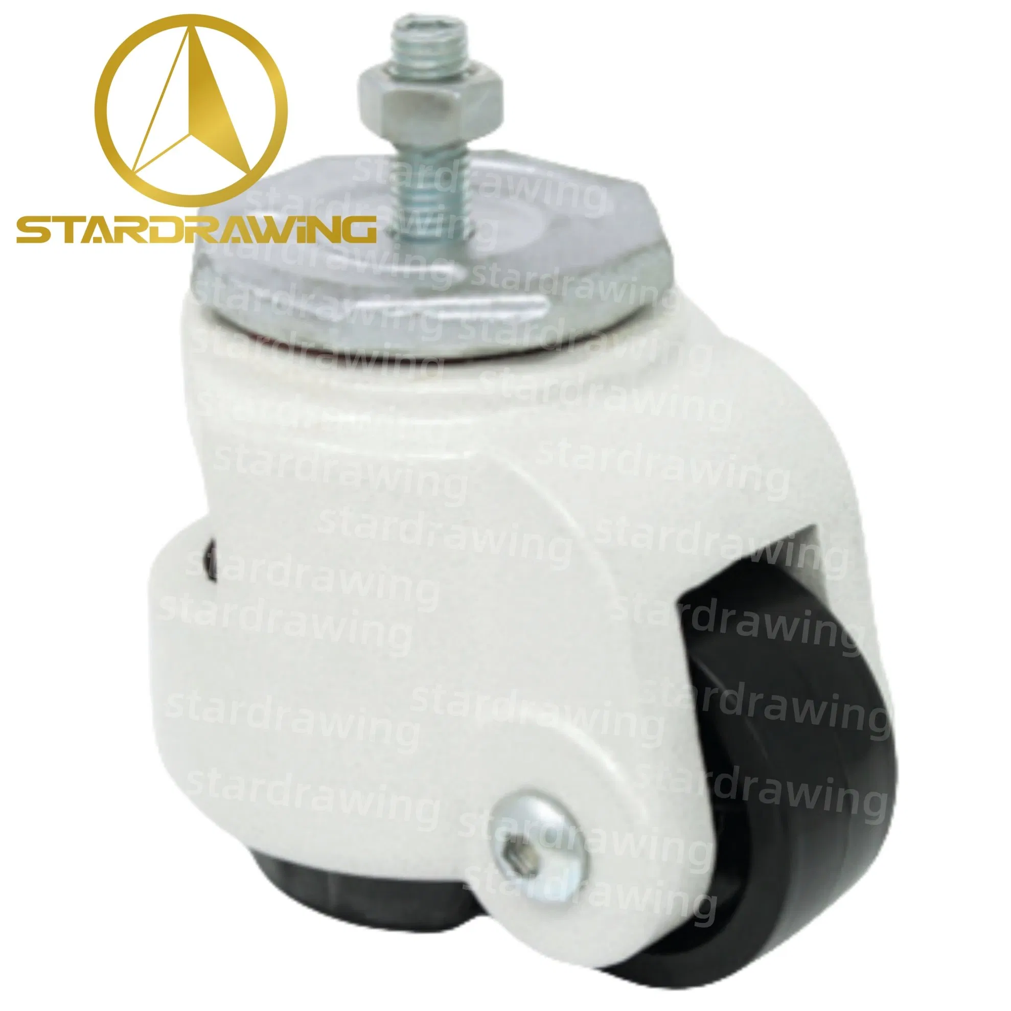Stardrawing 110/600/1300/2200 Lbs Leveling Caster Wheel Adjustable Leveling Casters