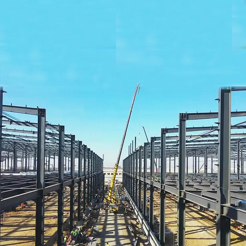 Metal Frame Construction Prefabricated Building Steel Structure Workshop