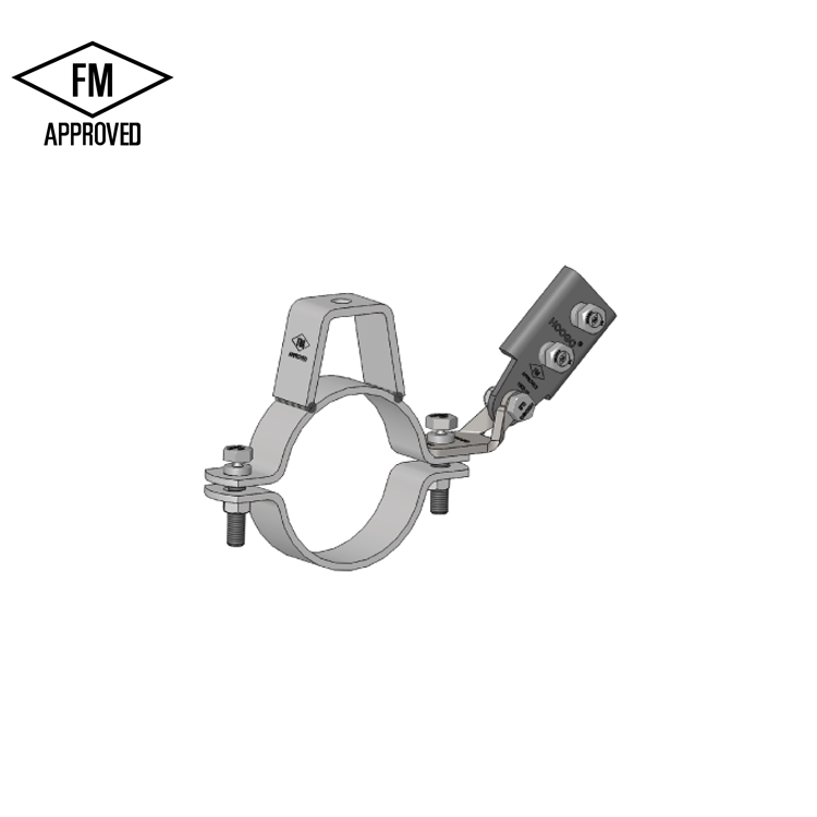 FM Approved Pipe Ring for Sprinkler System Galvanized Butt Type Pipe Clips