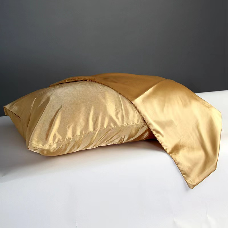 Factory Customized Price Simulated Silk 300tc Bamboo Woven Pillowcase
