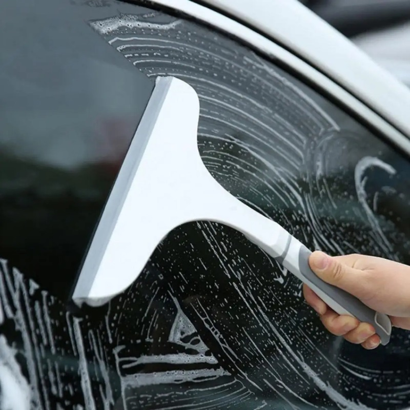 Promotional Great Quality Advanced Cheap Durable Non-Slip Plastic Glass Cleaning Brush Scraper