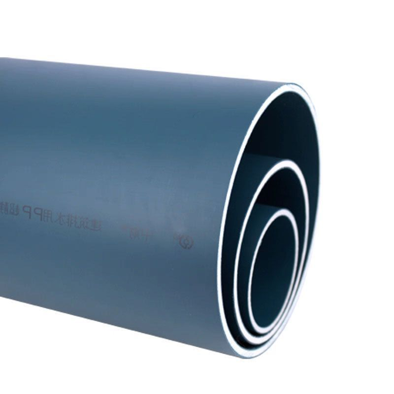 Zhongcai HDPE PVC UPVC PPR PP Water Pipe Fittings Plastic Municipal Water Silent Noise Reducing