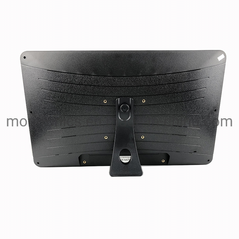 a Small 7-Inch USB Digital Photo Frame Automatically Plays Video Ads with a Security Lock on The Wall