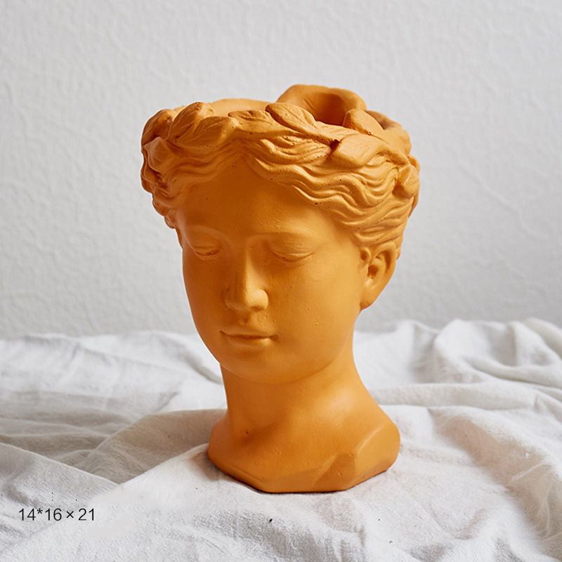 Горшок цветочный цементный декоративный уличный