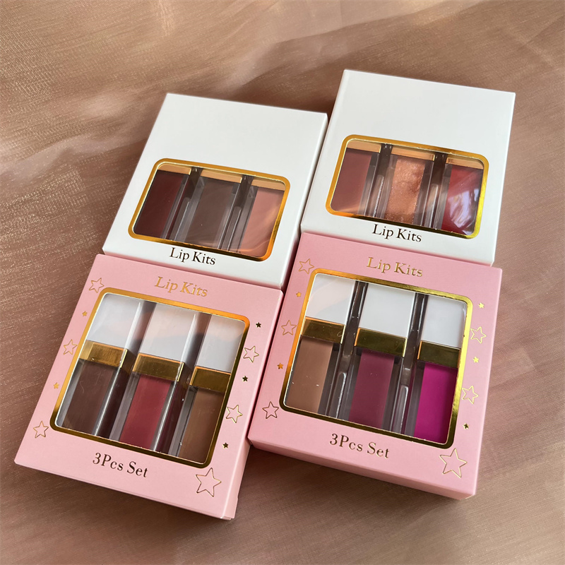 Private Label 3PCS Lipstick Set Matte Liquid Lipstick Waterproof Lipstick