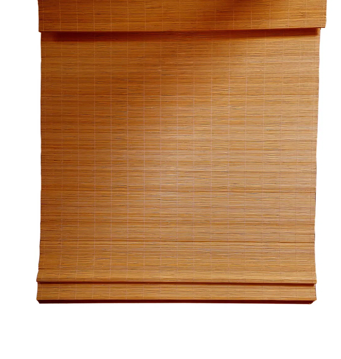 Cordless Window Curtains in Bamboo Material Blinds