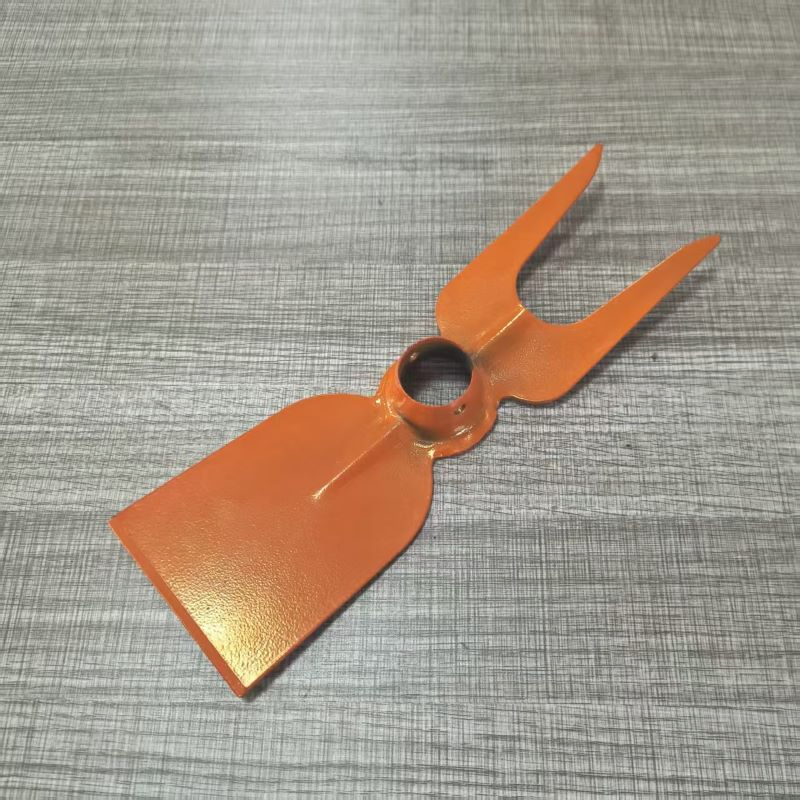 Portable Carbon Steel Fork Hoe Multi-Functional Two-in-One Tool for Digging and Medicine