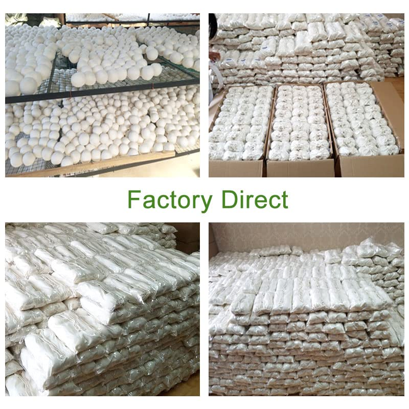2022 Bestseller Popular Organic Handmade 100% New Zealand Wool Dryer Laundry Balls in Stock