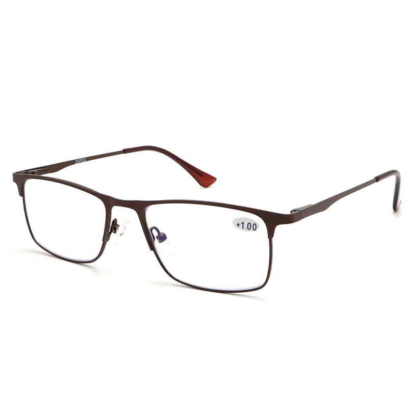 Readsun Metal Squared Frame Presbyopia Supplier Wholesale Glasses Women Eyeglasses Reading Glasses