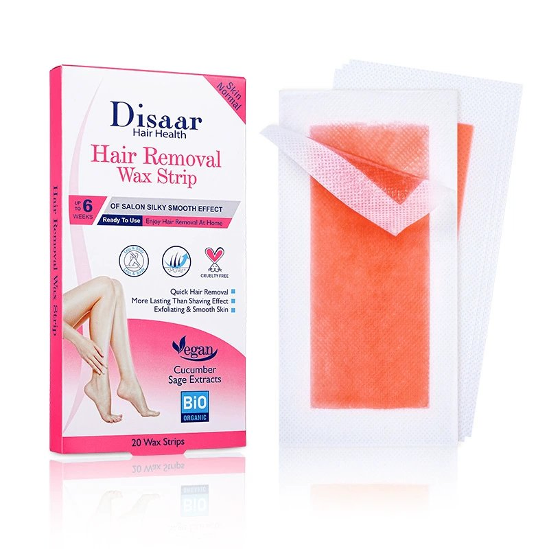 Quick Removing Body Legs Hair Removal Wax Strips for Normal Skin