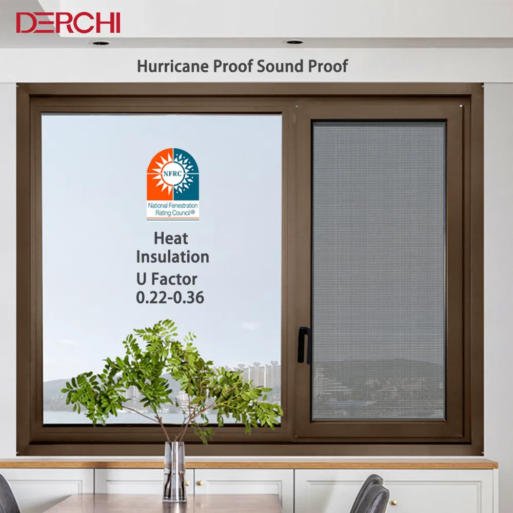 Nrfc As2047 Hurricane Proof Impact Aluminium Casement Window